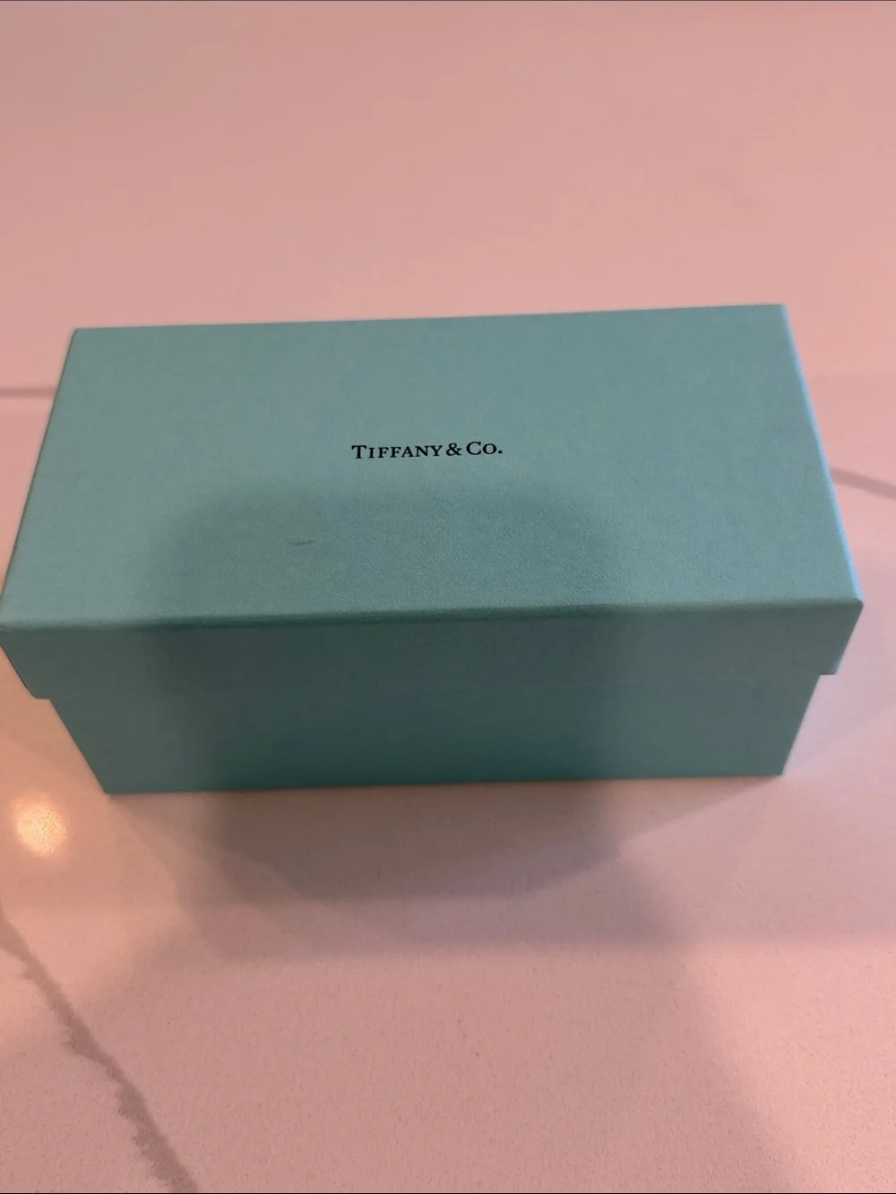 Tiffany & Co. Signature Blue Jewelry Box with Tissue